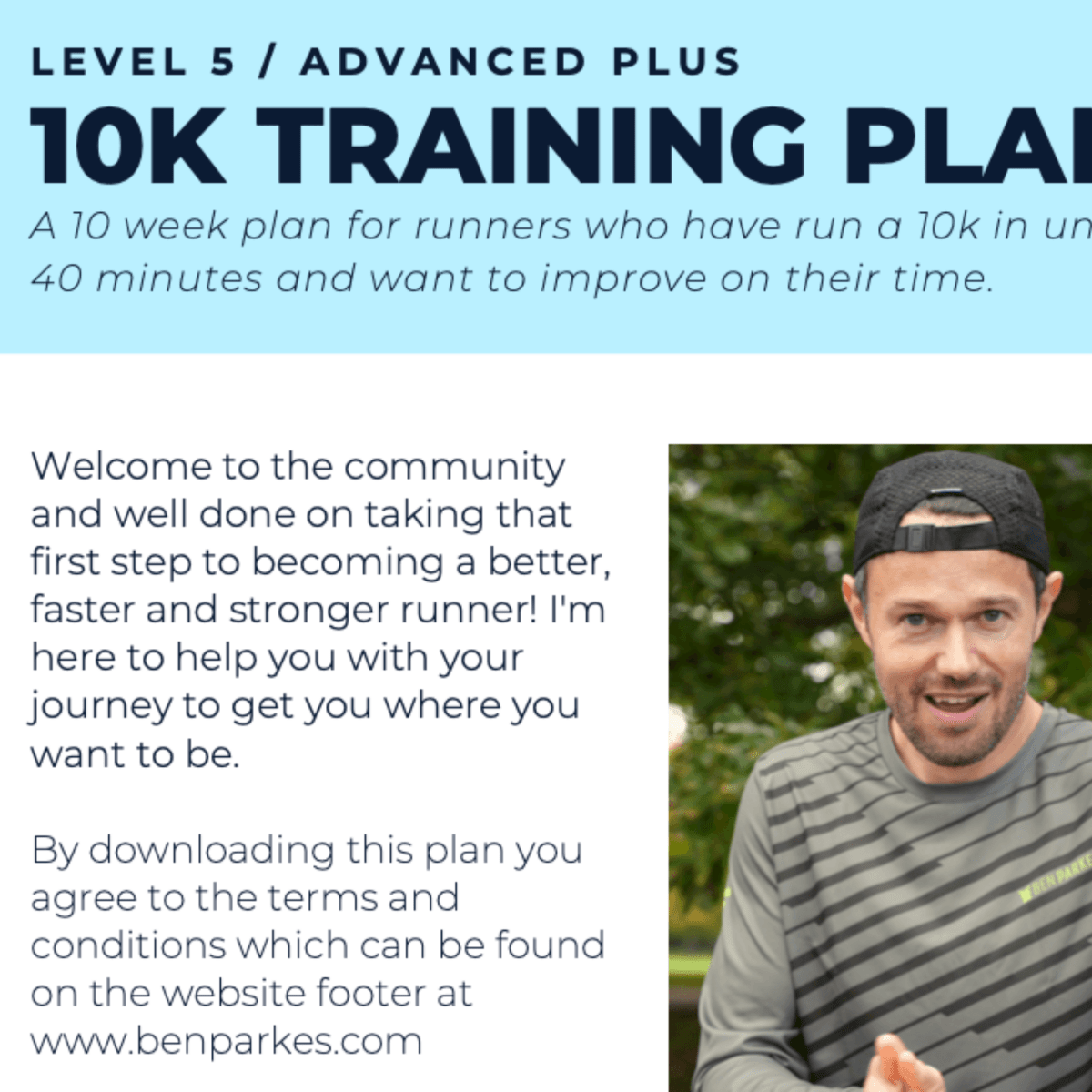 10 KM Advanced Plus - L5 - Ben Parkes Running