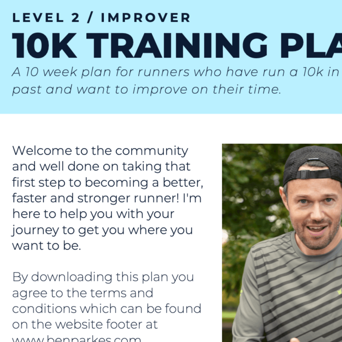 10 KM Improver - L2 - Ben Parkes Running