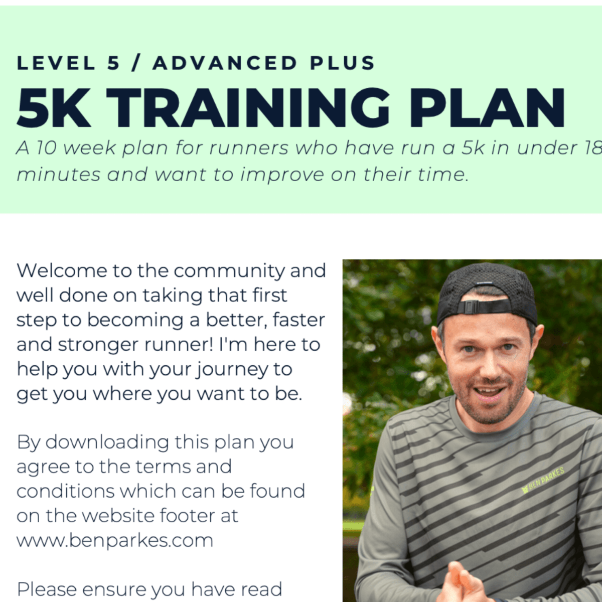 5 KM Advanced Plus - L5 - Ben Parkes Running