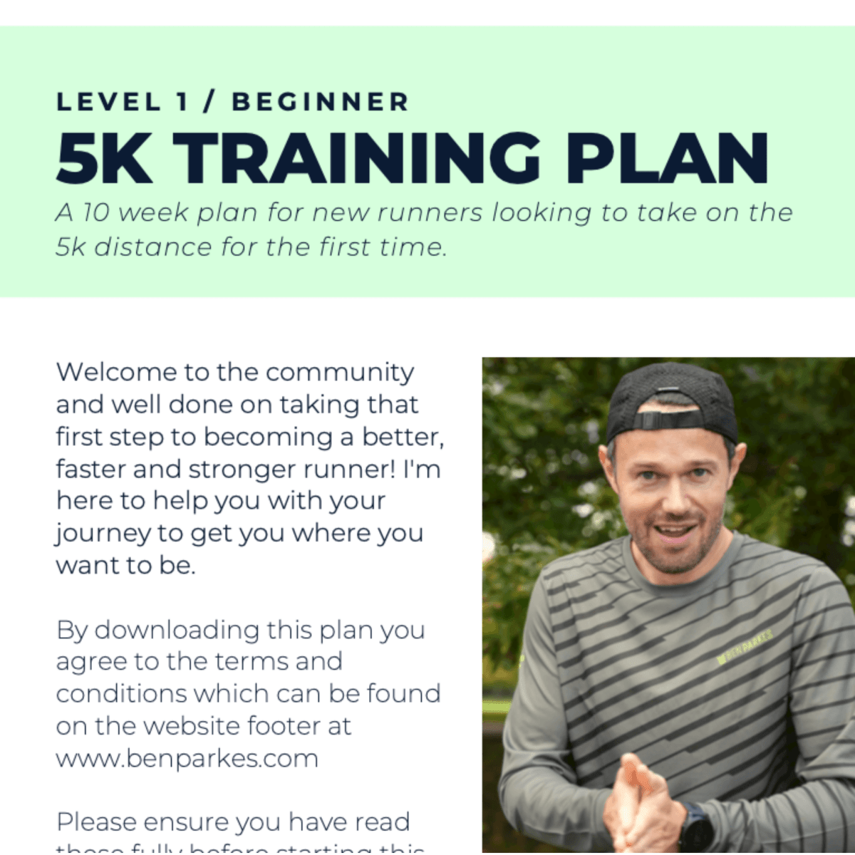 5 KM Beginner - L1 - Ben Parkes Running