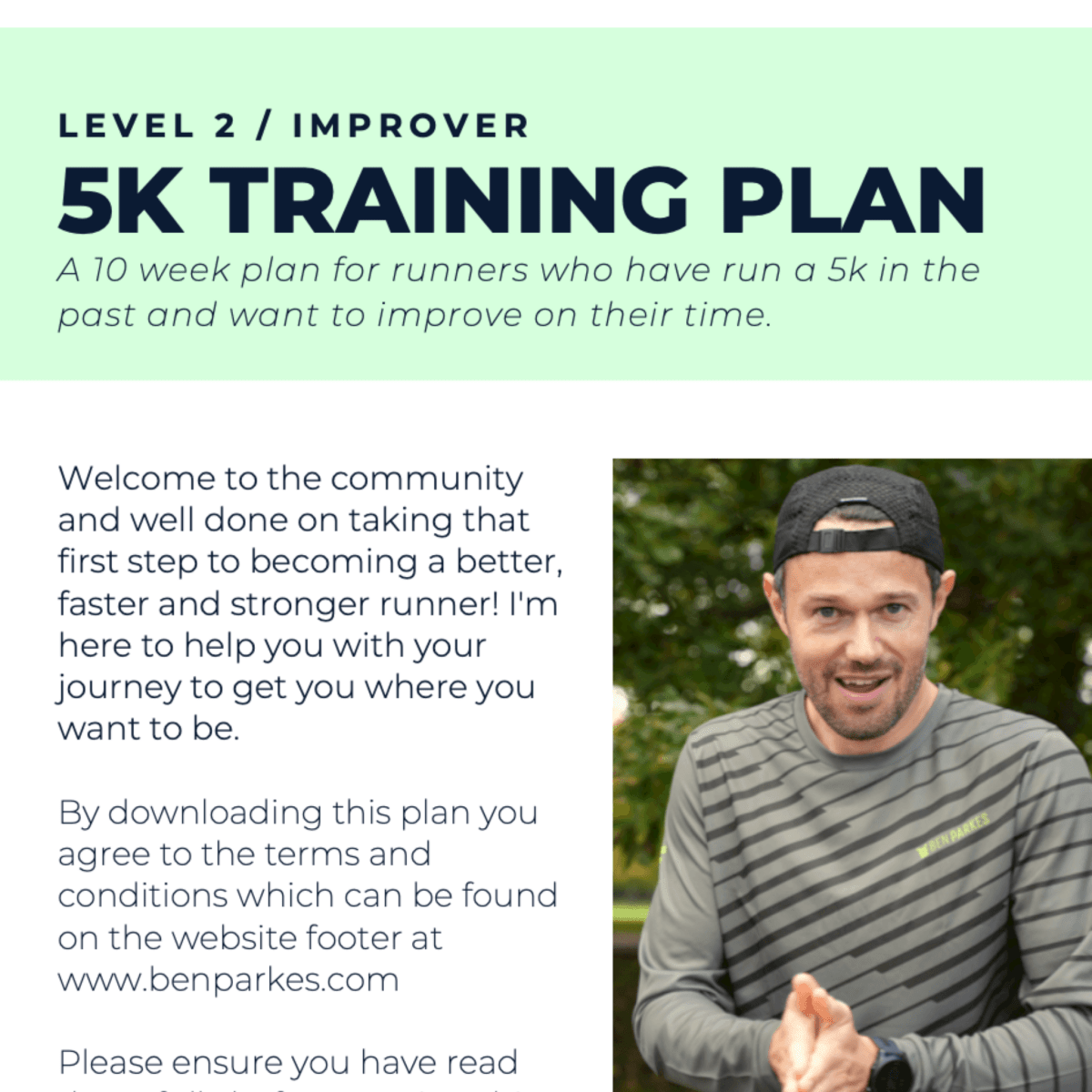 5 KM Improver - L2 - Ben Parkes Running
