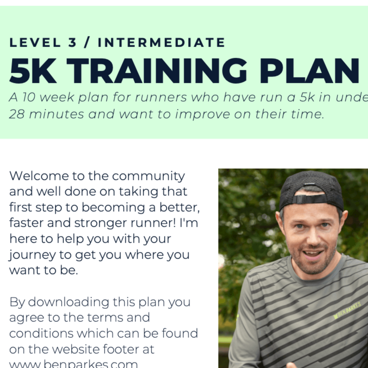 5 KM Intermediate - L3 - Ben Parkes Running