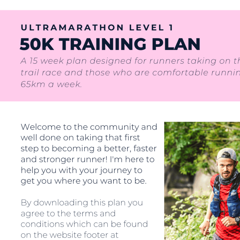 50k Ultra Plan - L1 - Ben Parkes Running