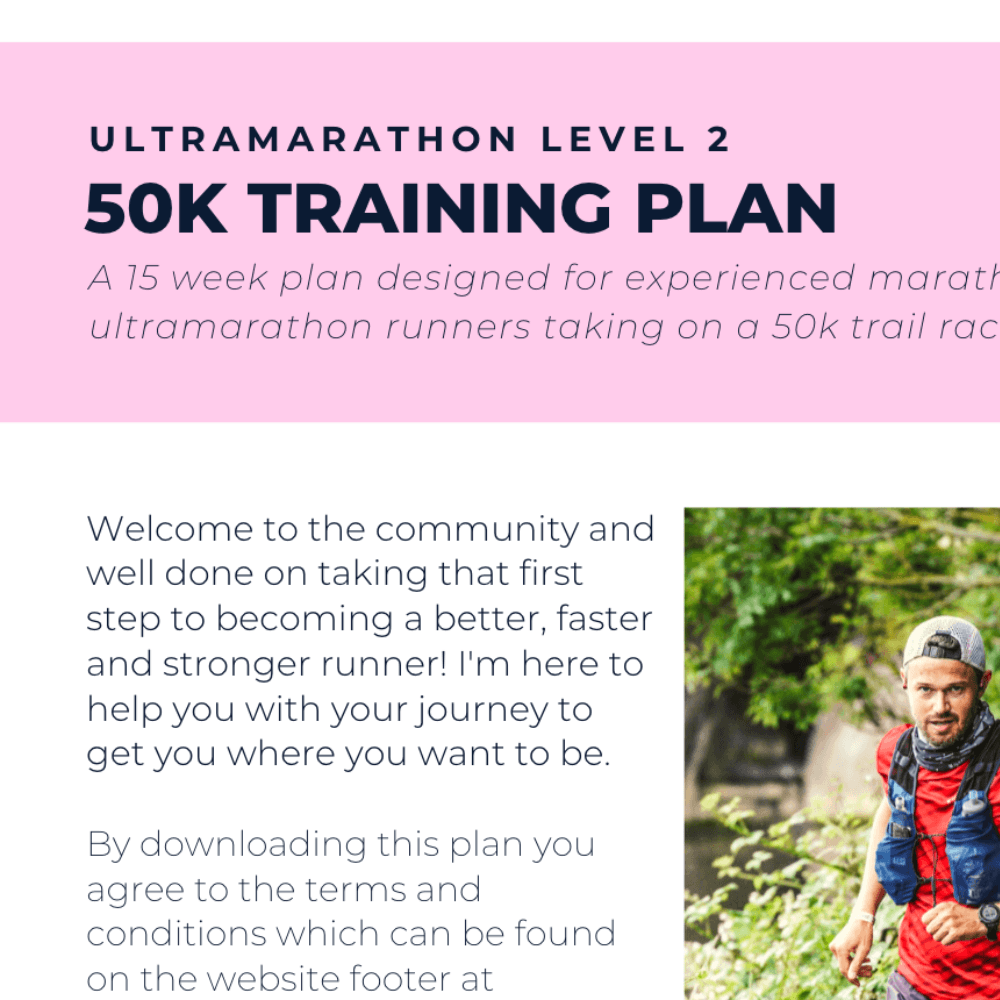 50k Ultra Plan - L2 - Ben Parkes Running