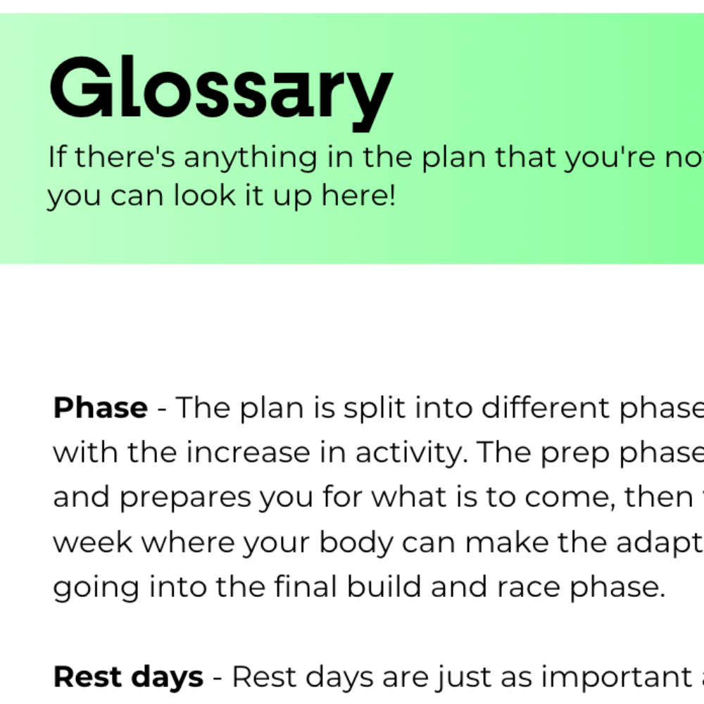 5 KM Beginner Plan - L1