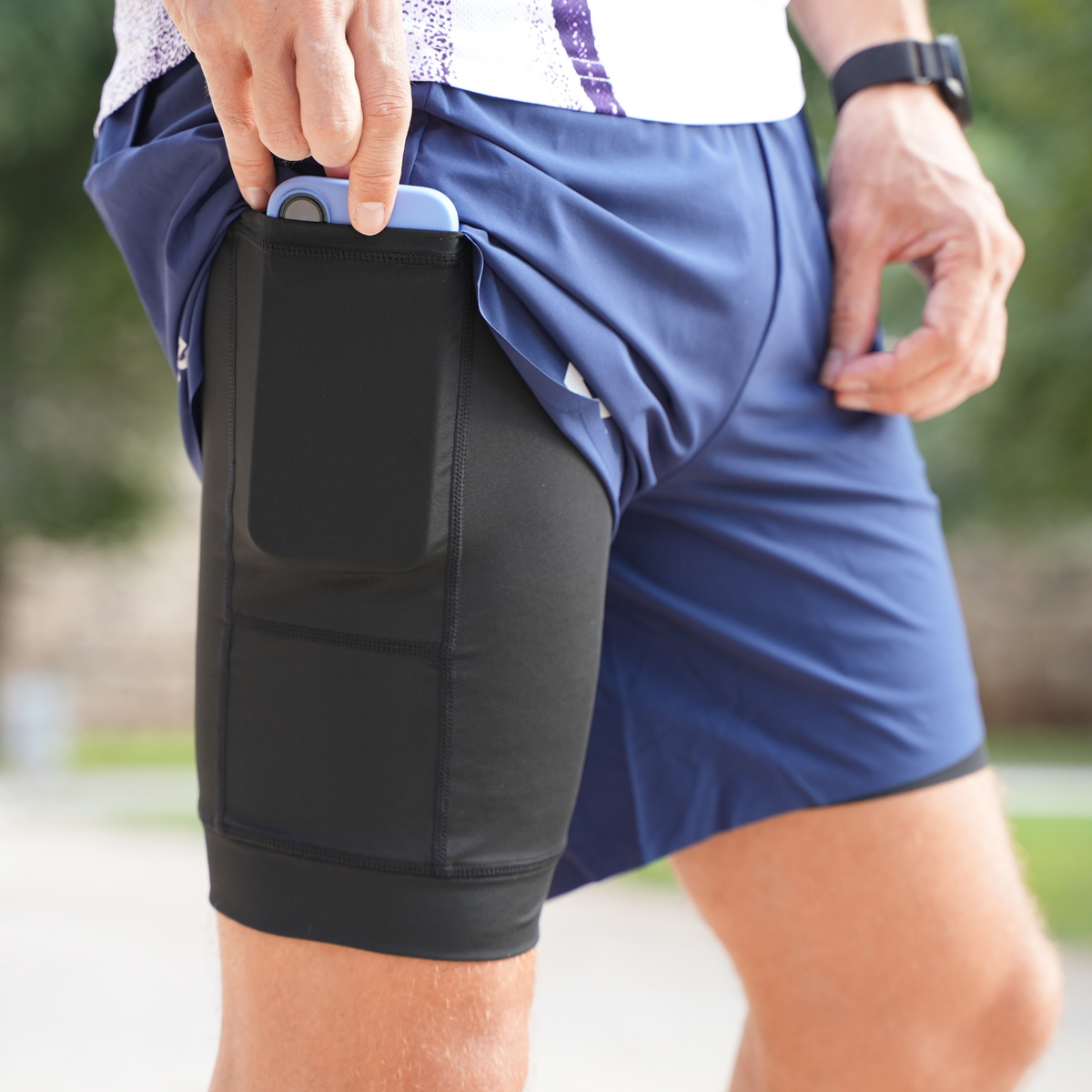 2 in 1 Running Shorts - Long Length