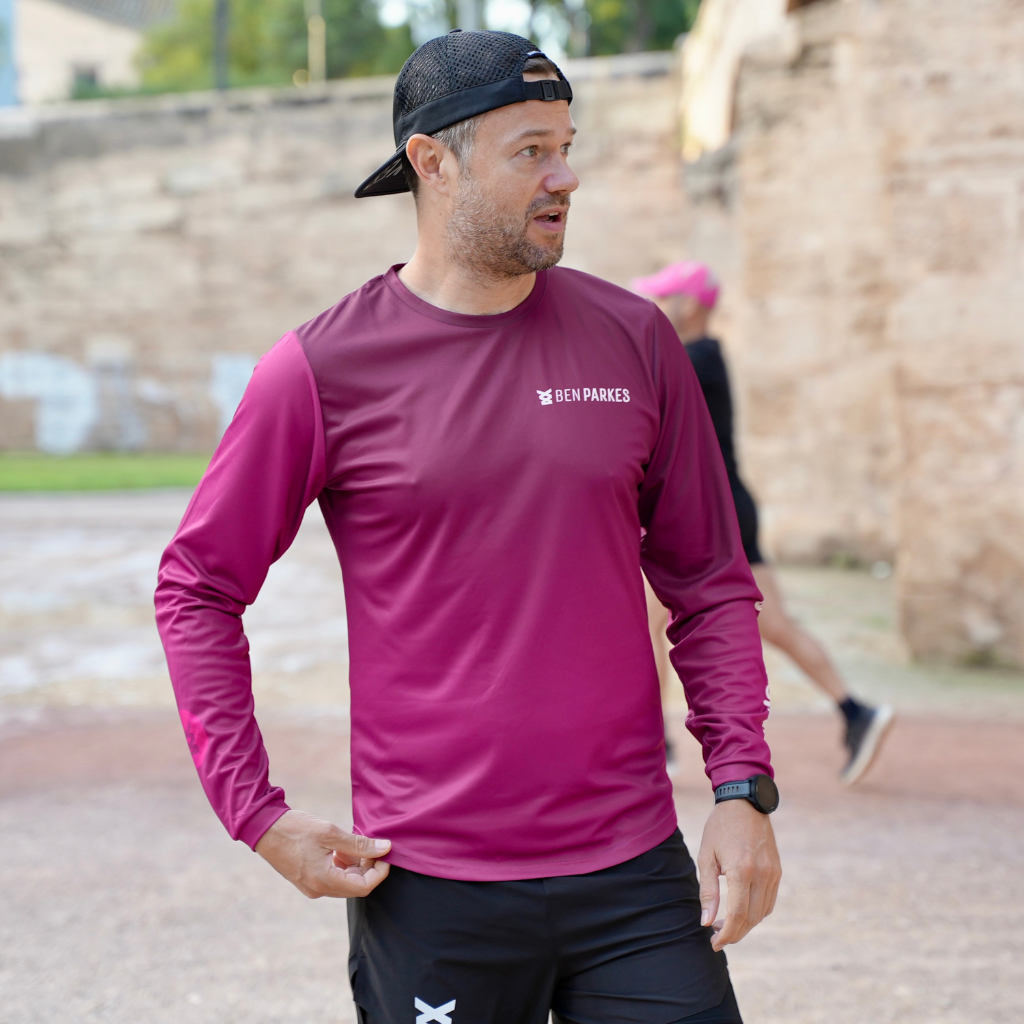 Long Sleeve Running Tee - Ben Parkes Running