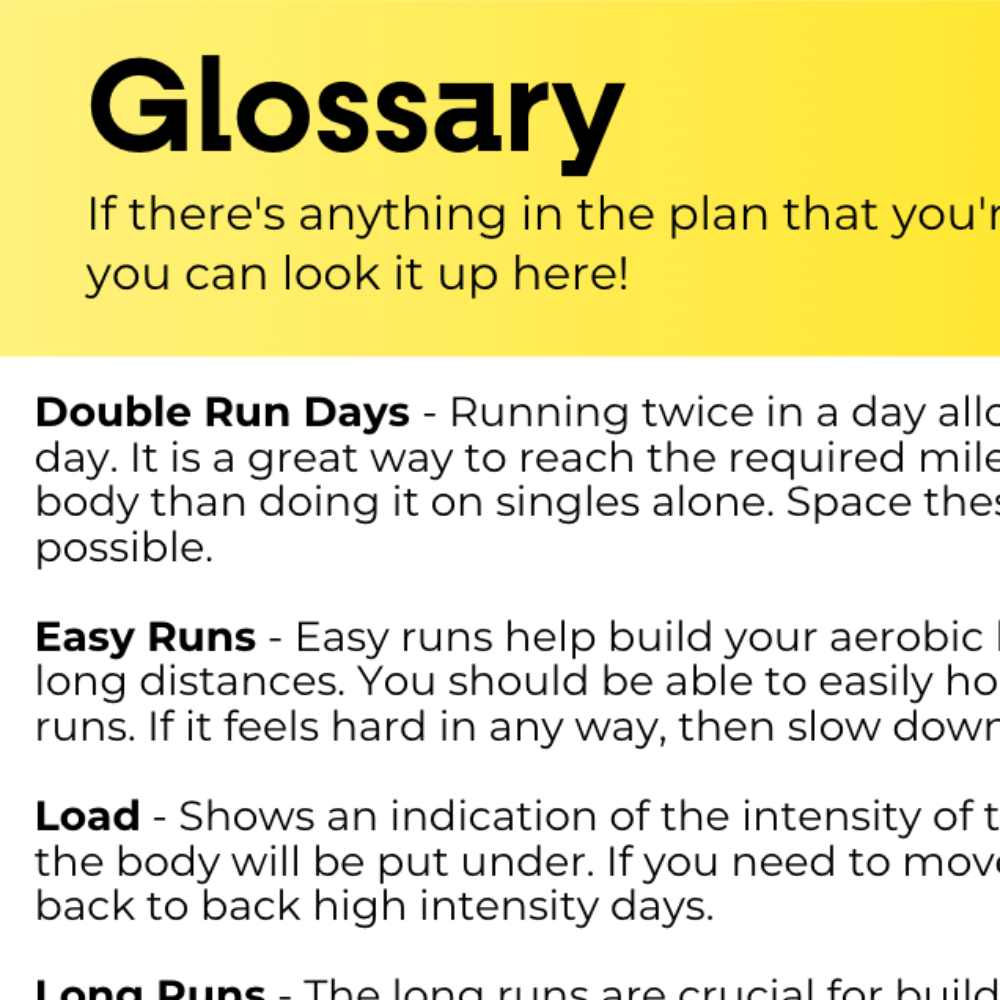 Half Marathon Plan Advanced Plus - L5