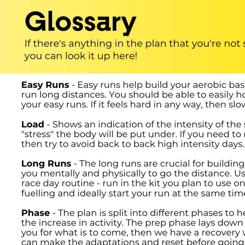 Half Marathon Plan Advanced - L4