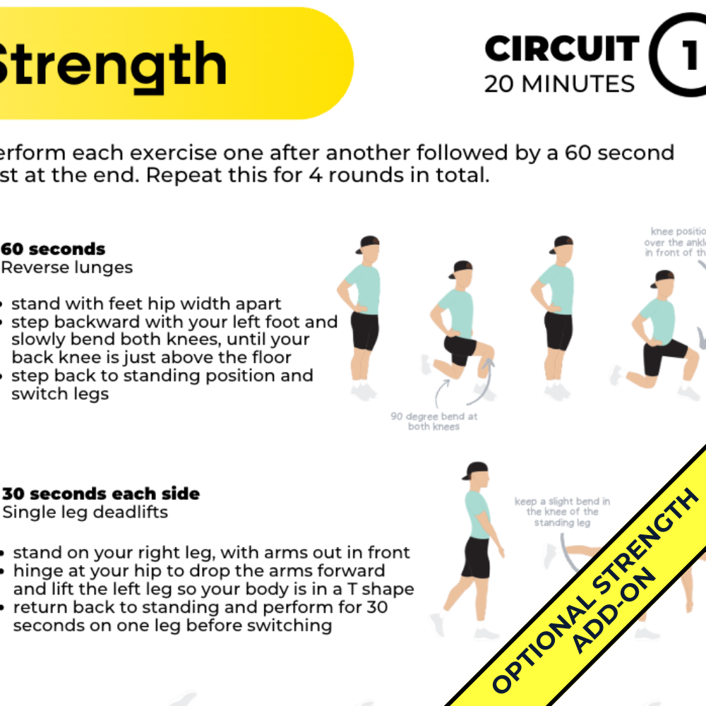 Half Marathon Plan Beginner - L1