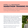 Marathon Plan Advanced - L4 - Ben Parkes Running