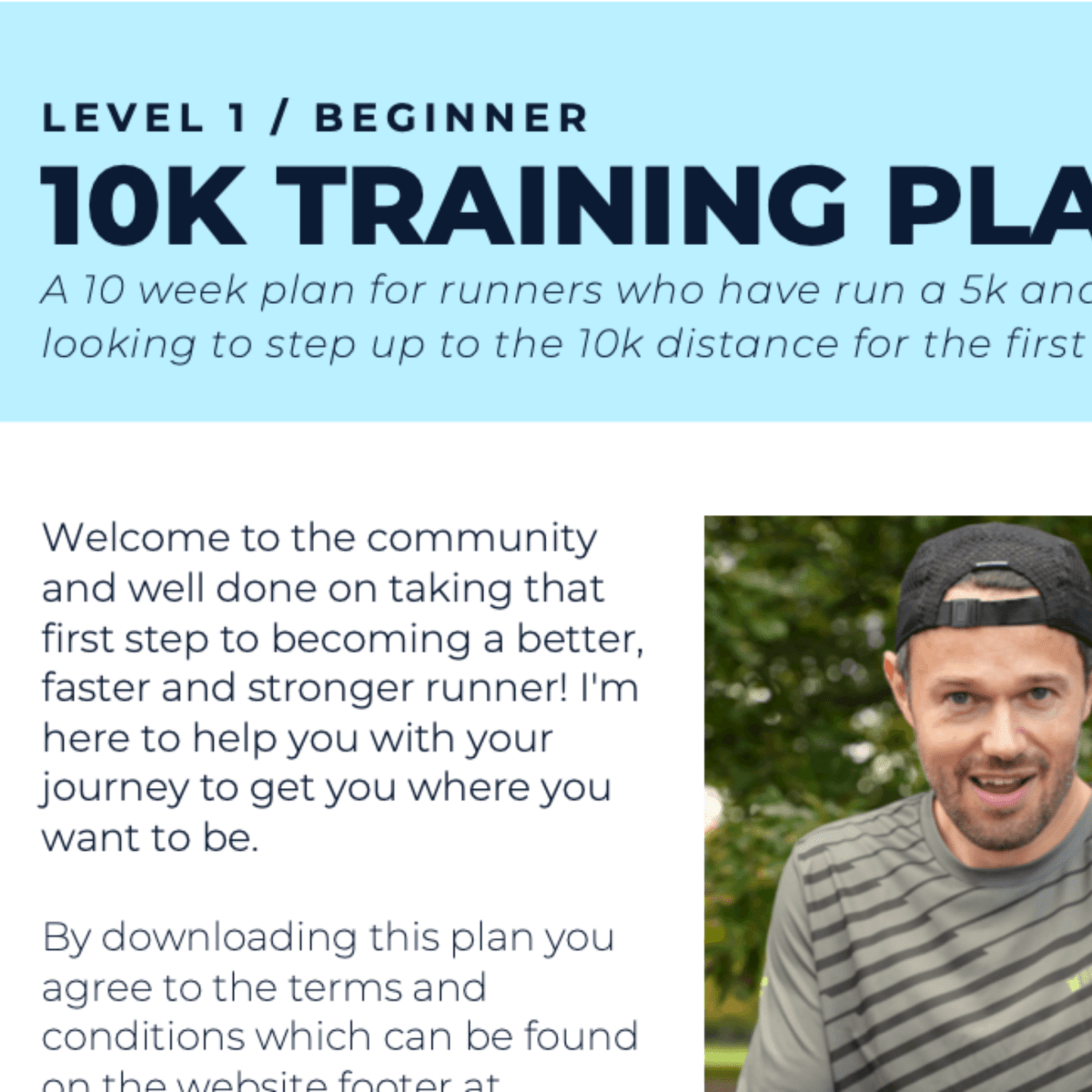 10KM Training Plan For Beginners FREE DOWNLOAD Ben Parkes Running