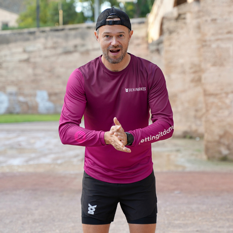 Long Sleeve Running Tee - Ben Parkes Running