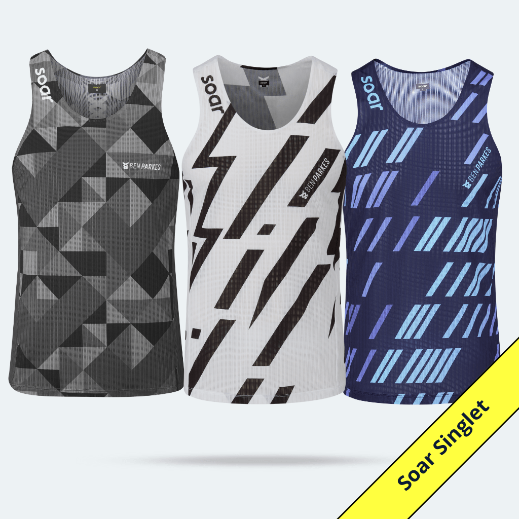 Lucky Dip Soar Singlet - Ben Parkes Running