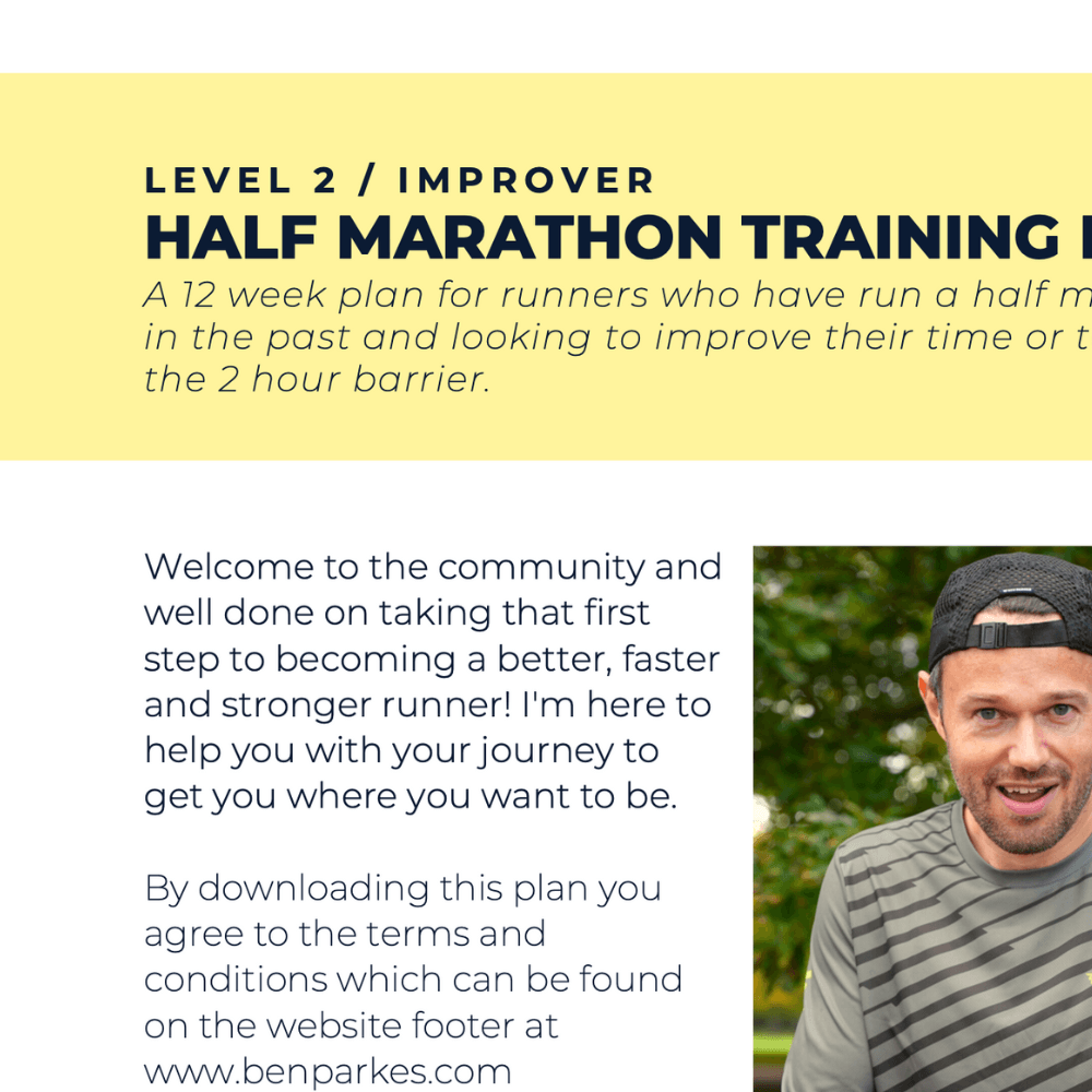 Half Marathon Improver - L2 - Ben Parkes Running