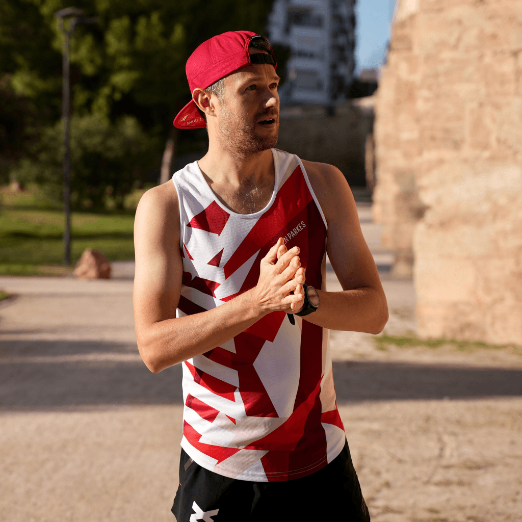 Mens hot sale running singlet